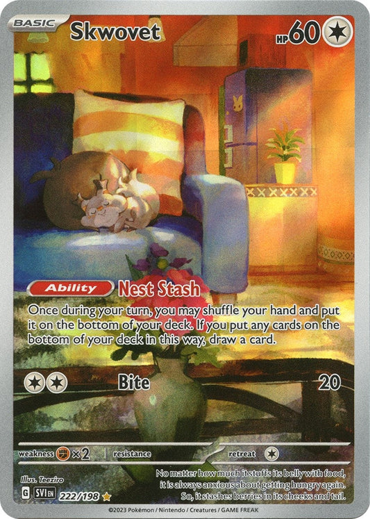 Image for Skwovet (222/198) - Pokemon