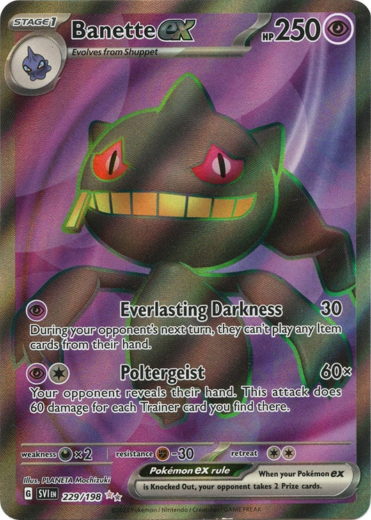 Image for Banette ex (229/198) - Pokemon
