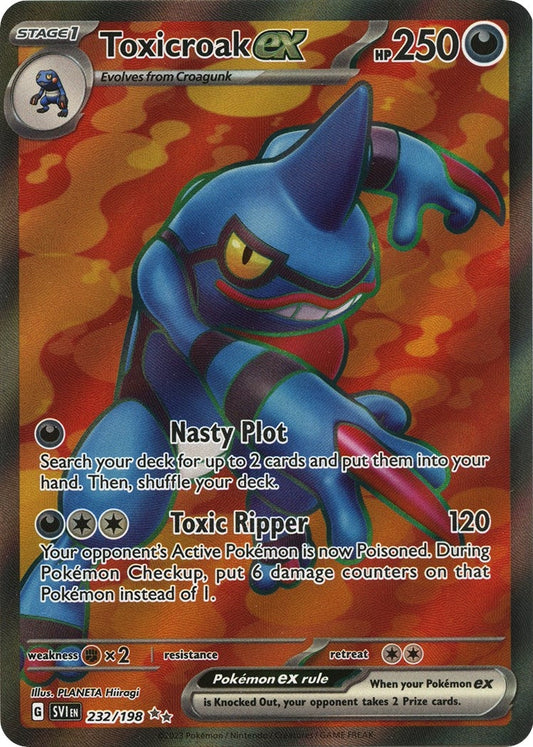 Image for Toxicroak ex (232/198) - Pokemon