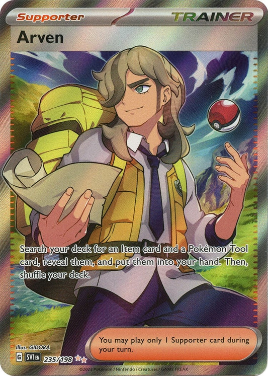 Image for Arven (235/198) - Pokemon