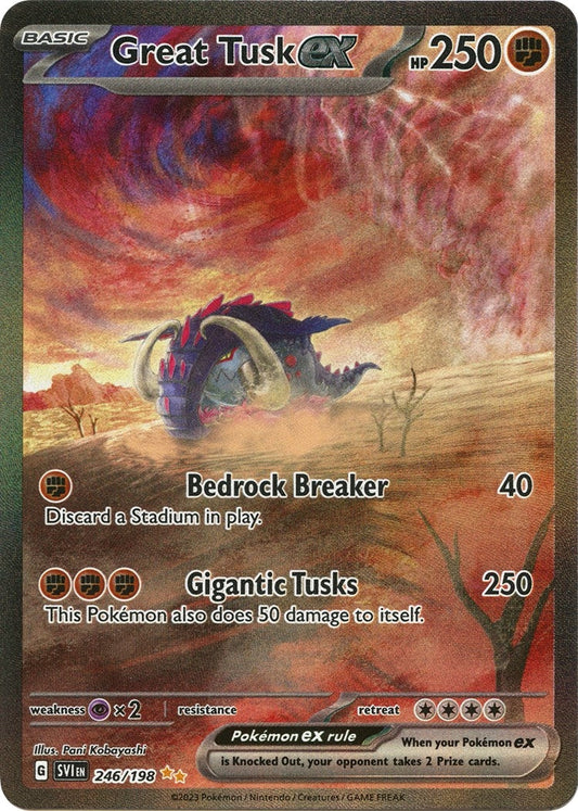 Image for Great Tusk ex (246/198) - Pokemon