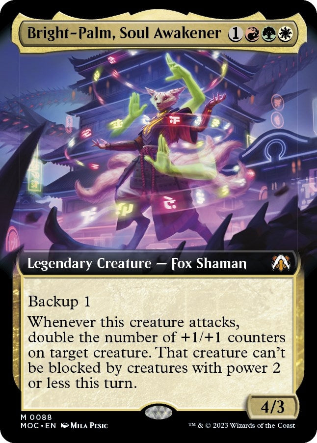 Image for Bright-Palm, Soul Awakener (Extended Art) (88) - Magic: The Gathering