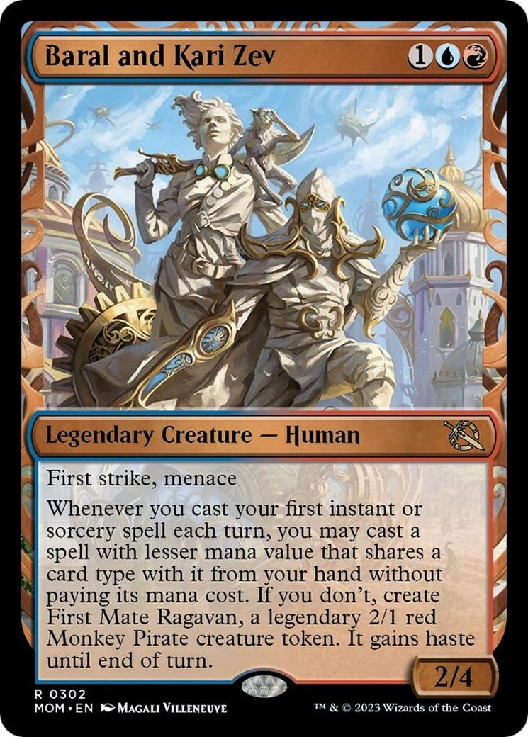 Image for Baral and Kari Zev (Showcase) (302) - Magic: The Gathering