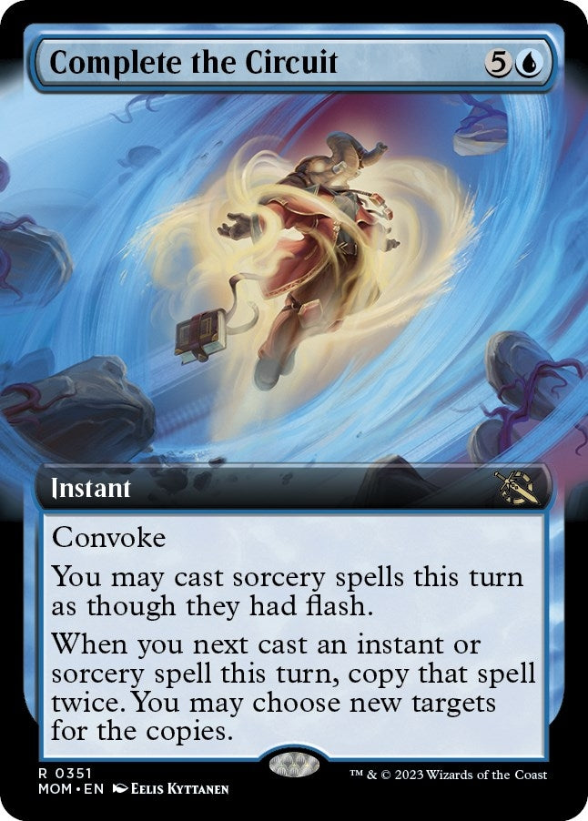 Image for Complete the Circuit (Extended Art) (351) - Magic: The Gathering