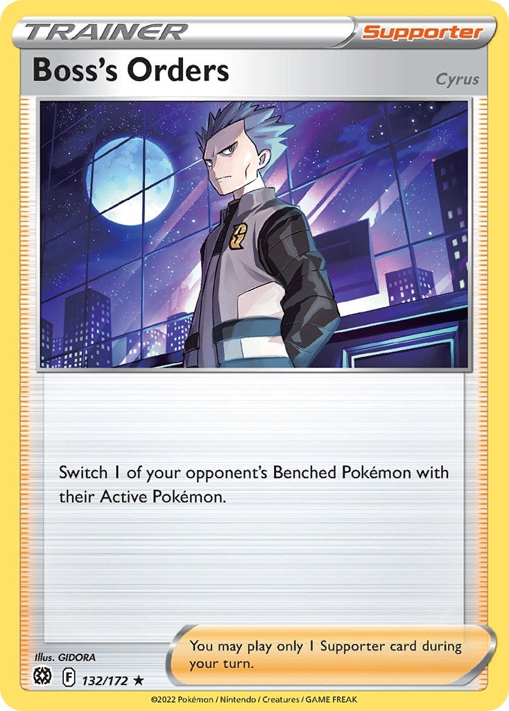 Image for Boss's Orders (Cyrus) - 132/172 (Cosmos Holo) (132/172) - Pokemon
