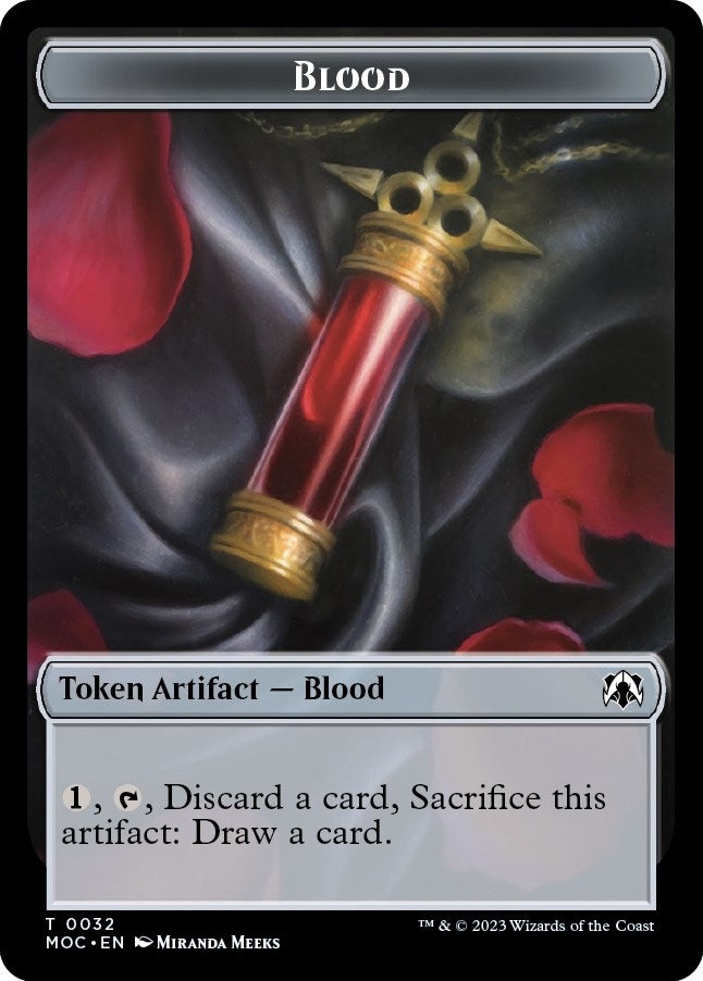 Image for Blood // Shapeshifter Double-sided Token (32 // 12) - Magic: The Gathering