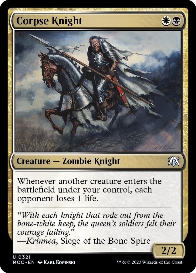 Image for Corpse Knight (321) - Magic: The Gathering
