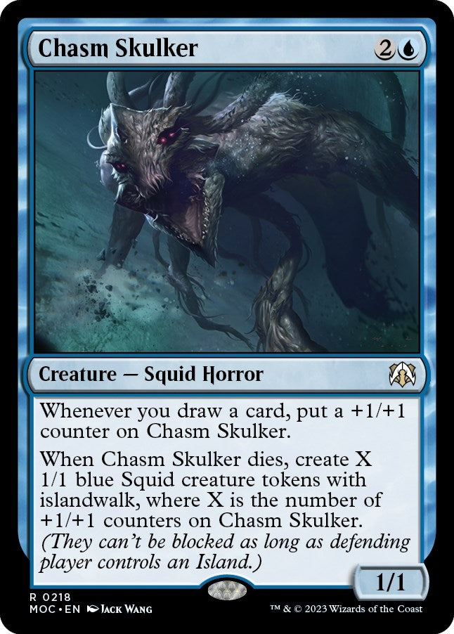 Image for Chasm Skulker (218) - Magic: The Gathering