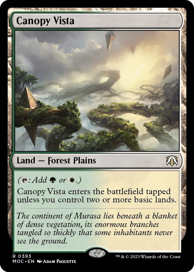 Image for Canopy Vista (393) - Magic: The Gathering