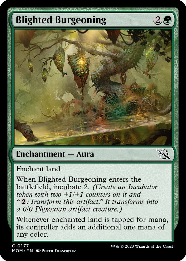 Image for Blighted Burgeoning (177) - Magic: The Gathering