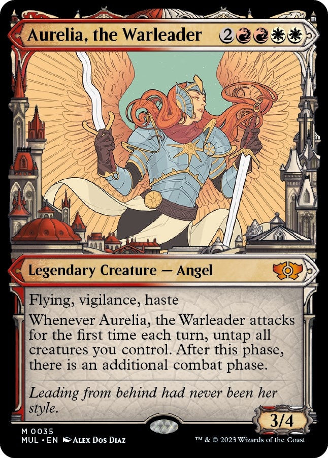 Image for Aurelia, the Warleader (35) - Magic: The Gathering