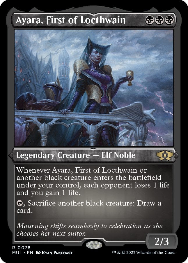 Image for Ayara, First of Locthwain (Foil Etched) (78) - Magic: The Gathering