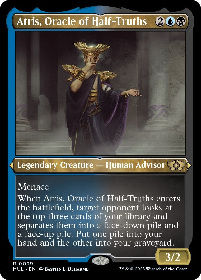 Image for Atris, Oracle of Half-Truths (Foil Etched) (99) - Magic: The Gathering
