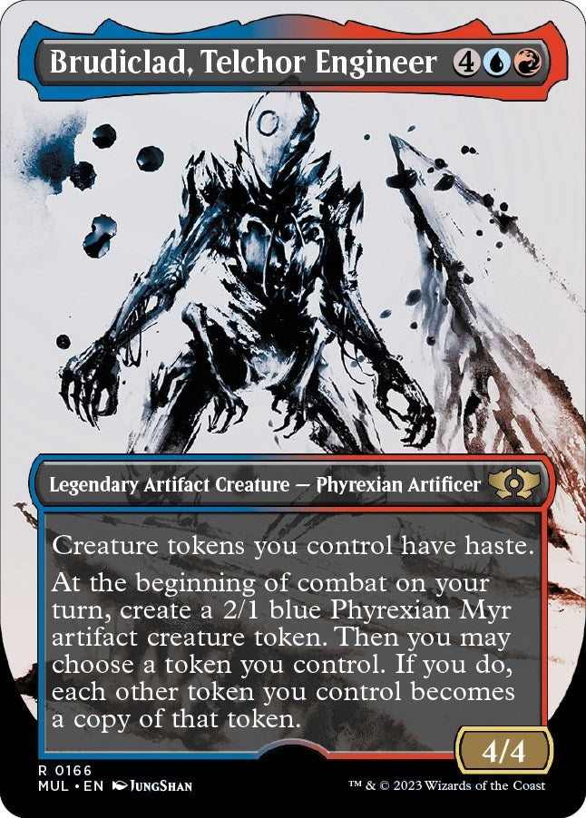 Image for Brudiclad, Telchor Engineer (Halo Foil) (166) - Magic: The Gathering