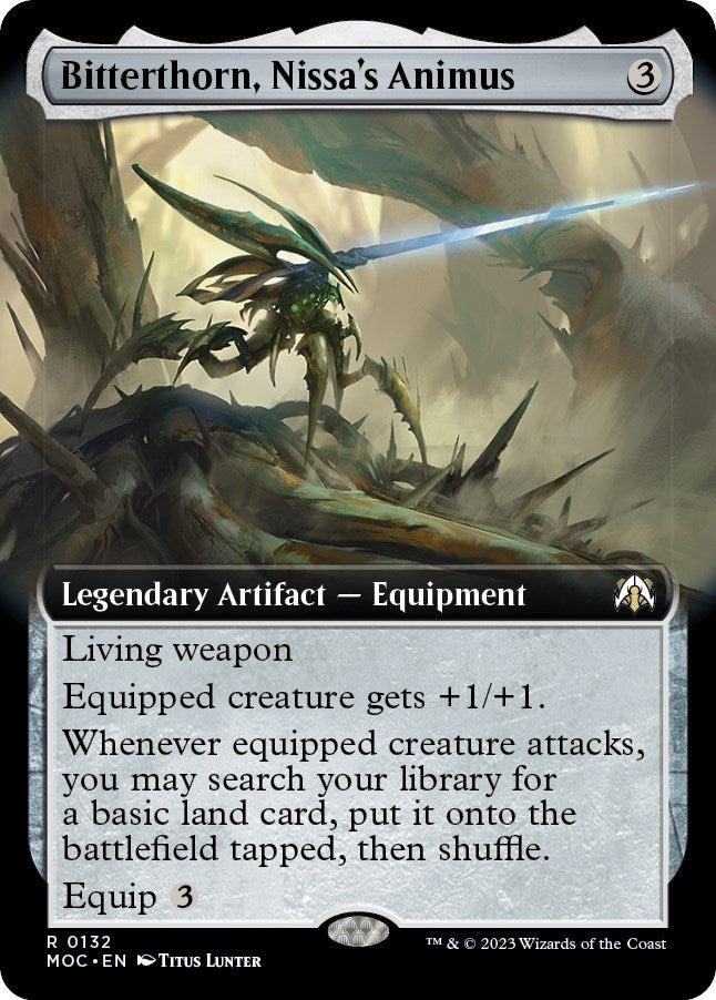 Image for Bitterthorn, Nissa's Animus (Extended Art) (132) - Magic: The Gathering