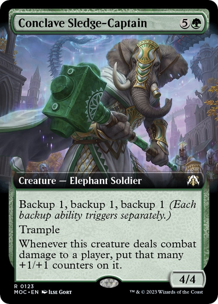 Image for Conclave Sledge-Captain (Extended Art) (123) - Magic: The Gathering