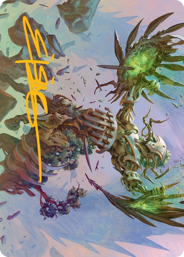 Image for Botanical Brawler Art Card (Gold-Stamped Signature) (43) - Magic: The Gathering