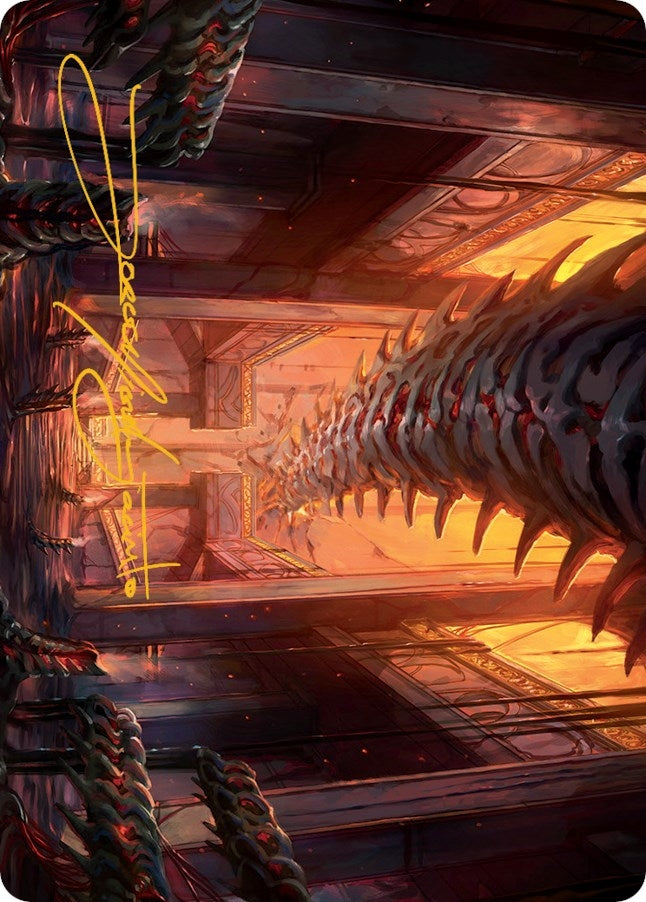 Image for Bloodfell Caves Art Card (Gold-Stamped Signature) (55) - Magic: The Gathering