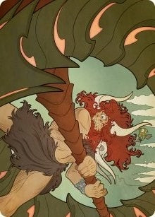 Image for Borborygmos and Fblthp Art Card (57/81) (57) - Magic: The Gathering