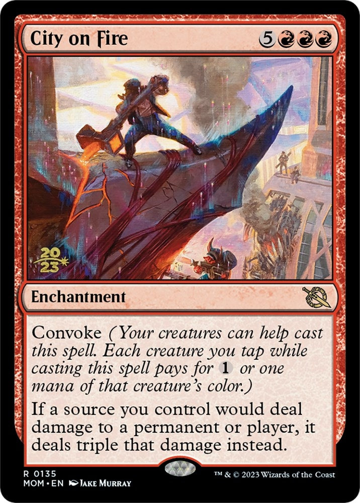 Image for City on Fire (135) - Magic: The Gathering