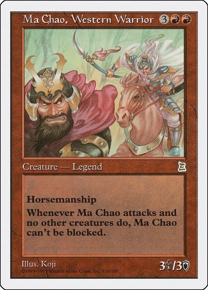 Image for Ma Chao, Western Warrior (116) - Magic: The Gathering