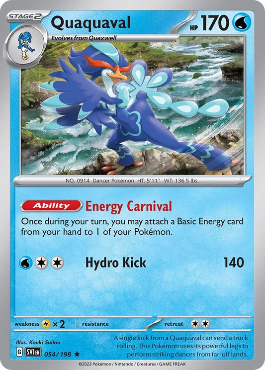 Image for Quaquaval (054/198) - Pokemon