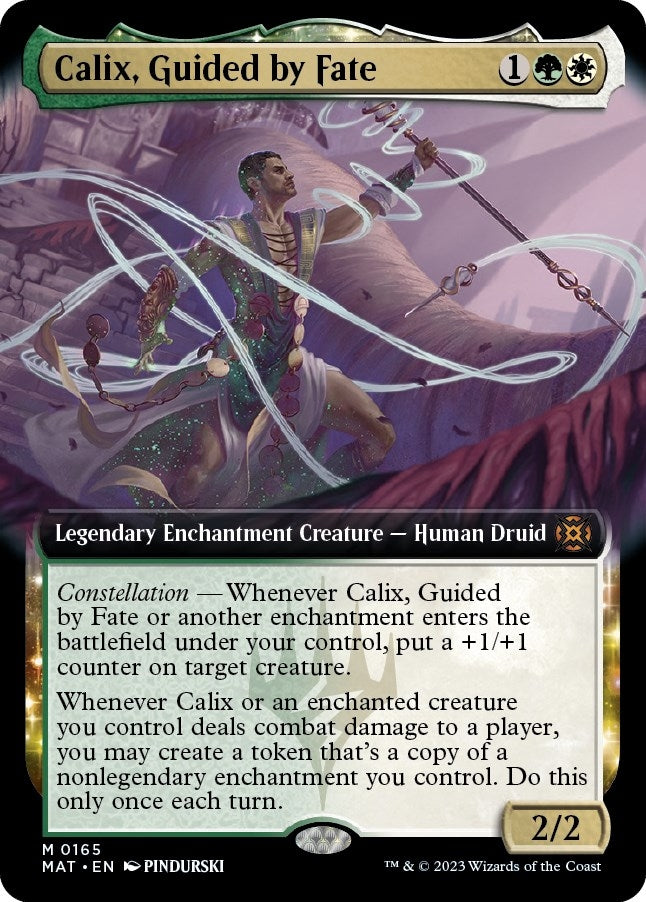 Image for Calix, Guided by Fate (Extended Art) (165) - Magic: The Gathering