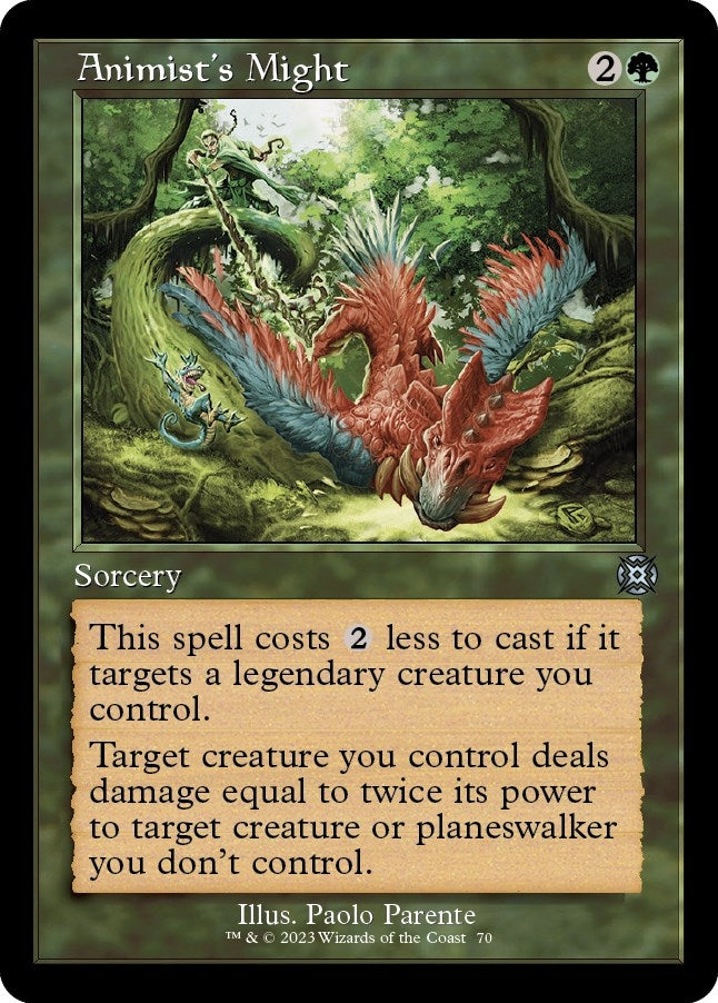 Animist's Might (Retro Frame) (70)
