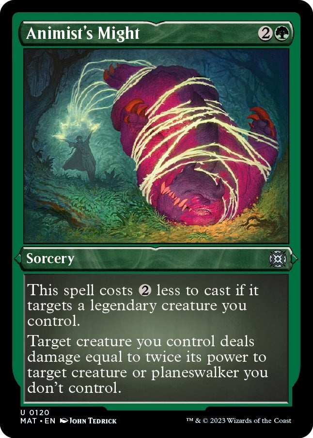 Animist's Might (Foil Etched) (120)