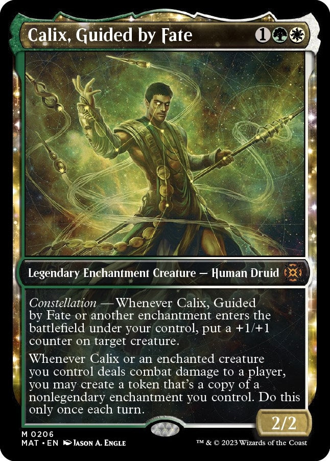 Image for Calix, Guided by Fate (Halo Foil) (206) - Magic: The Gathering