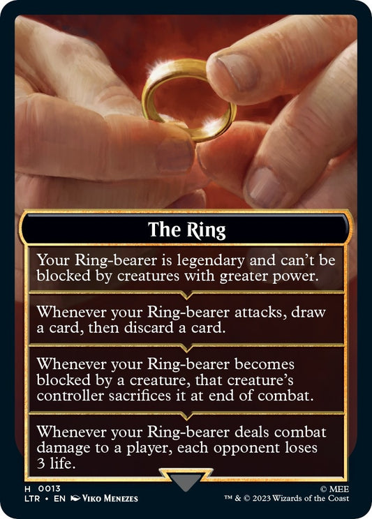 Image for The Ring Helper Card (13) - Magic: The Gathering