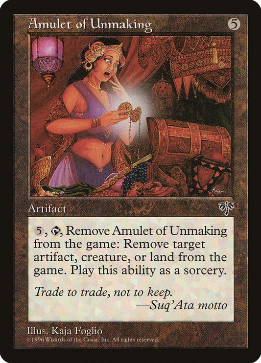 Image for Amulet of Unmaking - Magic: The Gathering