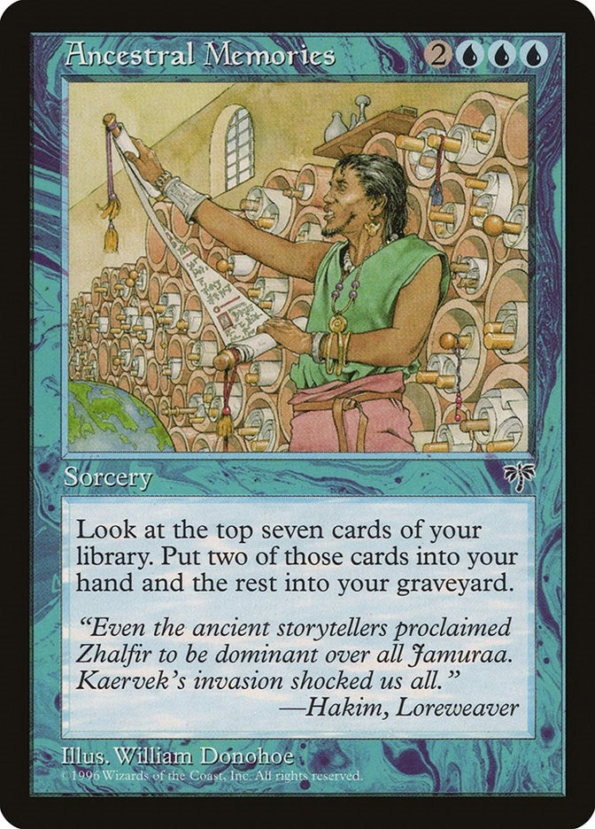 Image for Ancestral Memories - Magic: The Gathering