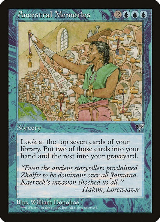 Image for Ancestral Memories - Magic: The Gathering