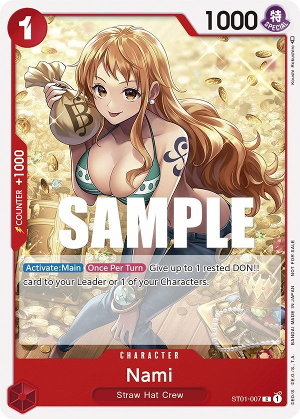 Image for Nami (Tournament Pack Vol. 3) [Participant] (ST01-007) - One Piece Card Game