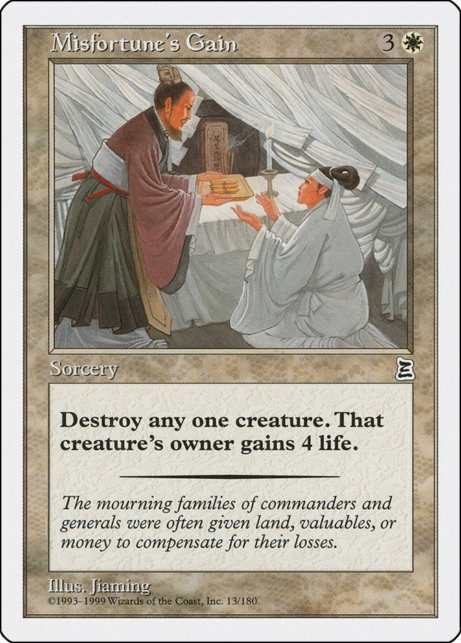Image for Misfortune's Gain (13) - Magic: The Gathering