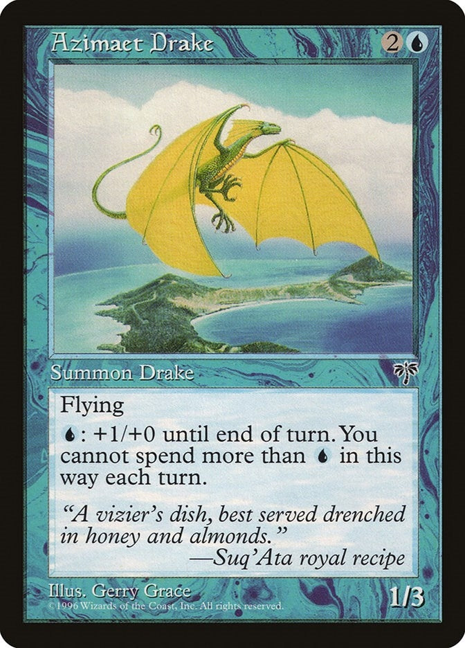 Image for Azimaet Drake - Magic: The Gathering