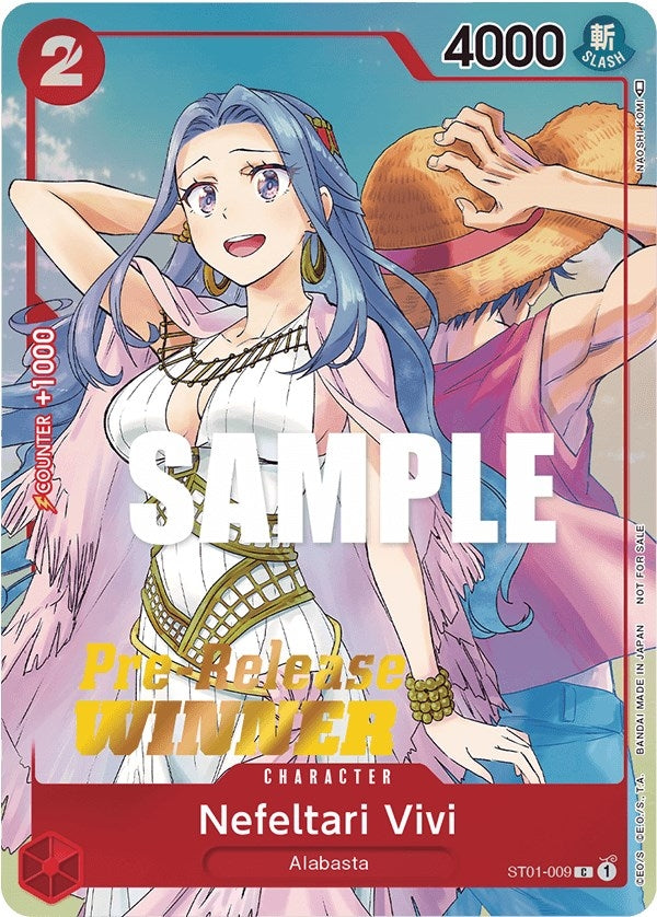 Image for Nefeltari Vivi (OP-03 Pre-Release Tournament) [Winner] (ST01-009) - One Piece Card Game