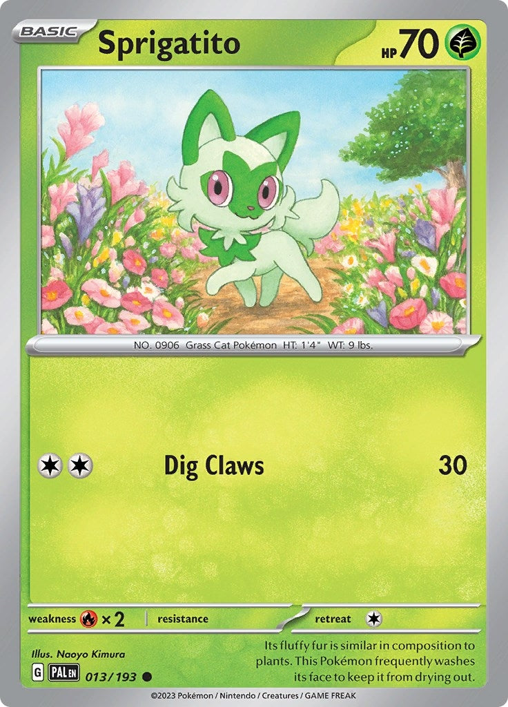 Image for Sprigatito (013/193) - Pokemon
