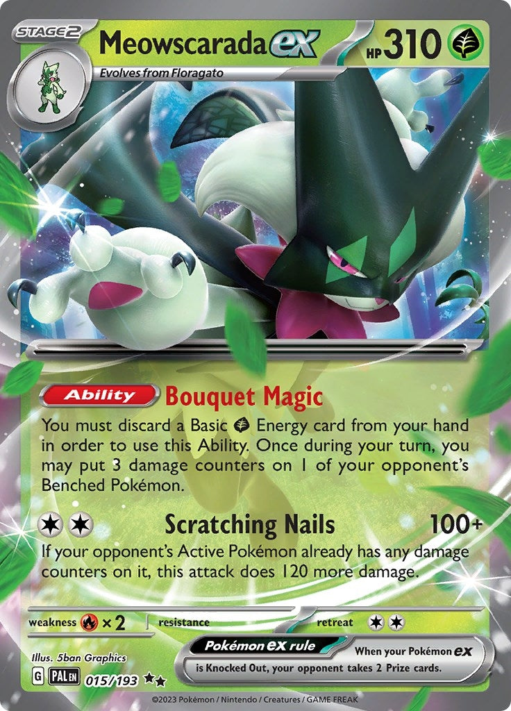 Image for Meowscarada ex (015/193) - Pokemon