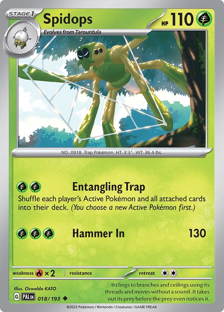 Image for Spidops (018/193) - Pokemon