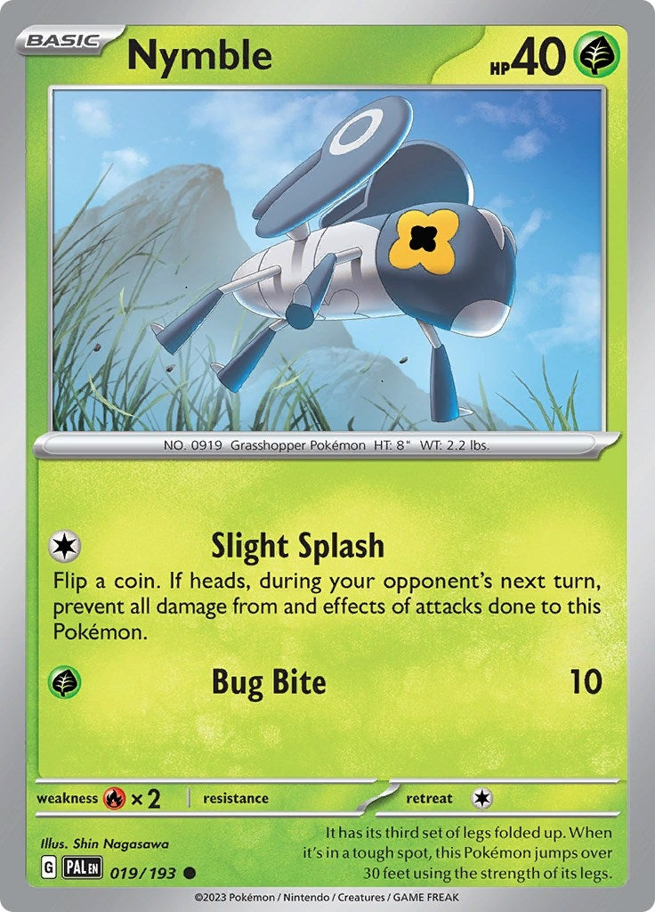 Image for Nymble (019/193) - Pokemon