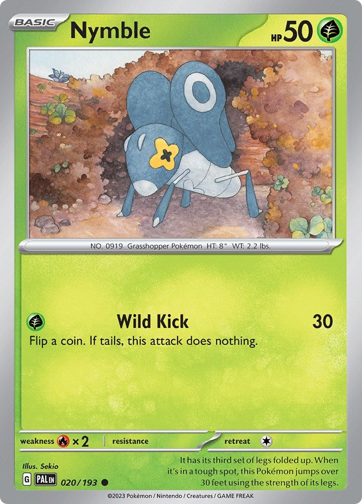 Image for Nymble (020/193) - Pokemon