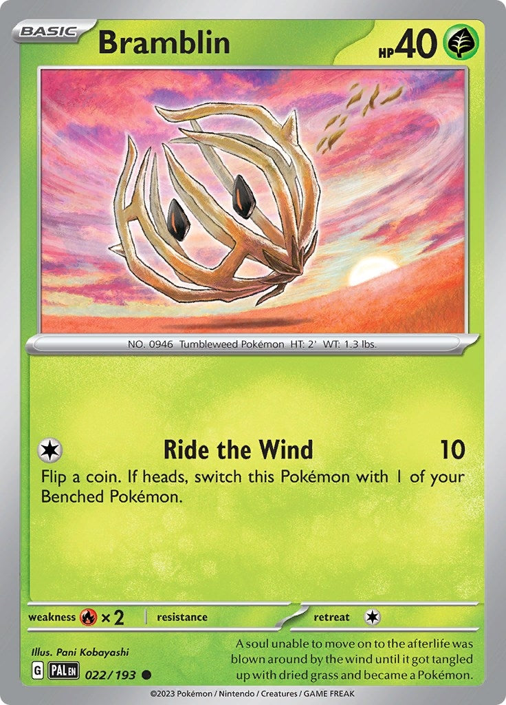 Image for Bramblin (022/193) - Pokemon