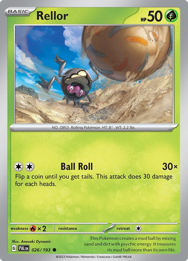 Image for Rellor (026/193) - Pokemon