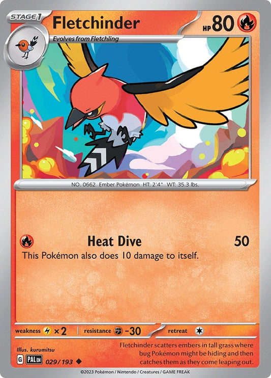 Image for Fletchinder (029/193) - Pokemon