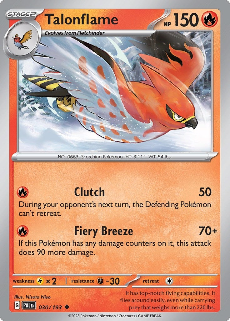 Image for Talonflame (030/193) - Pokemon