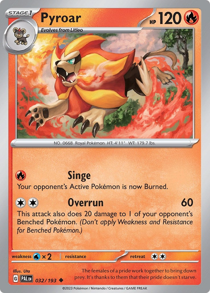Image for Pyroar (032/193) - Pokemon