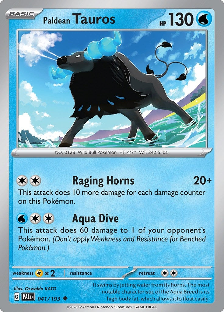 Image for Paldean Tauros (041/193) - Pokemon