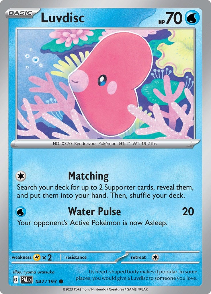 Image for Luvdisc (047/193) - Pokemon